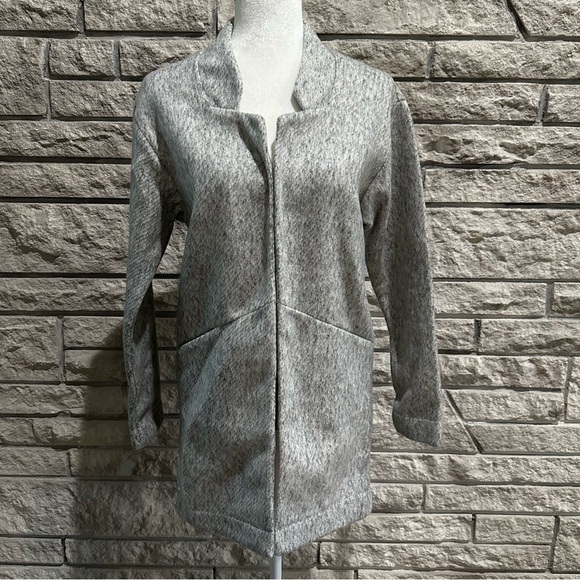 Express gray felt coat - Picture 1 of 8